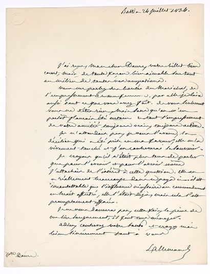 ALLEMAND (François-Antoine) Metz/ Moselle...