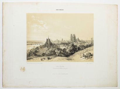 LOIRET. « ORLÉANS (Vue prise de la Motte-sans-gain.)...