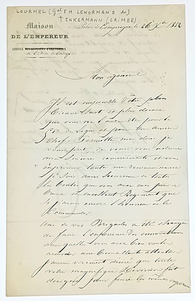 LOURMEL (Frédéric-Henri LENORMAND de) Pontivy...