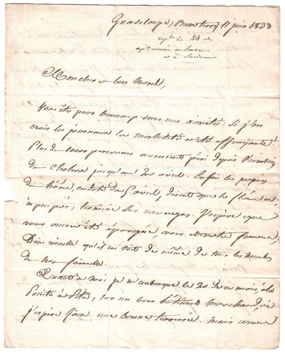 GUADELOUPE. GUINGRET (Pierre-François) Valognes/...