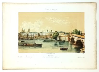 SEINE-MARITIME. « ROUEN, Vue générale prise...