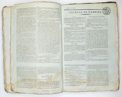 « JOURNAL DE L’EMPIRE. » Année 1809. Recueil...