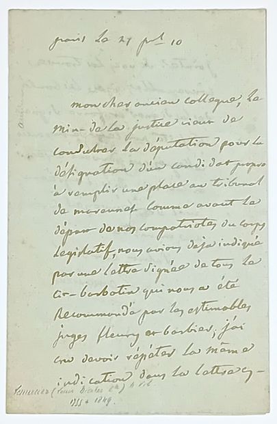 LEMERCIER (Louis-Nicolas, comte) Saintes...