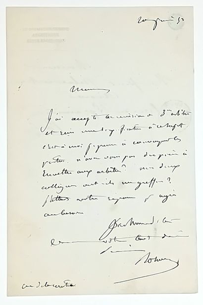 ROHAULT DE FLEURY (Charles) Paris 1801 -...