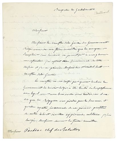 BELLIARD (Auguste-Daniel, Comte) 1869-1832...
