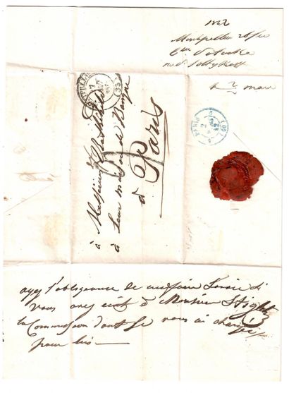 Comtesse POTOCKA. Lettre A.S. écrite à Montpellier...