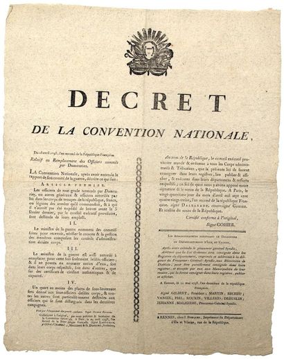 ILLE ET VILAINE. DUMOURIEZ (Charles-François)...