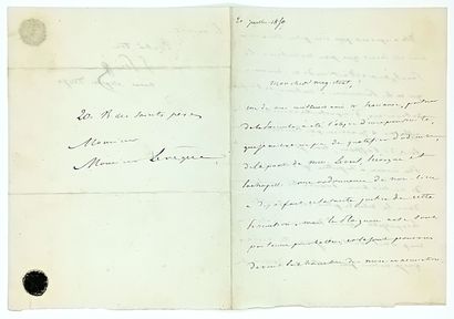 Émile PEAN, Avoué à la cour de PARIS en 1848,...