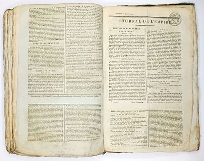 « JOURNAL DE L’EMPIRE. » Année 1809. Recueil...