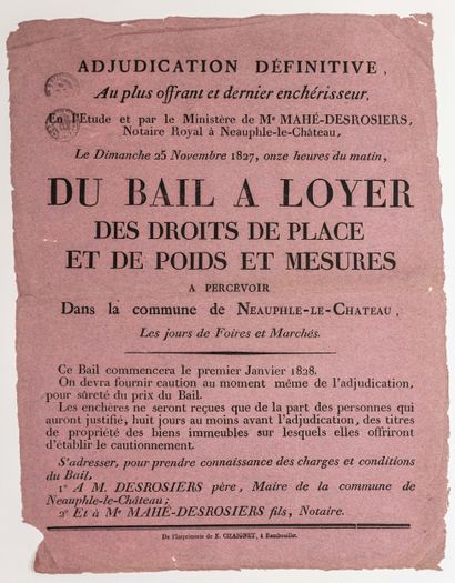 YVELINES. NEAUPHLE-LE-CHATEAU (78). 2 Affiches...