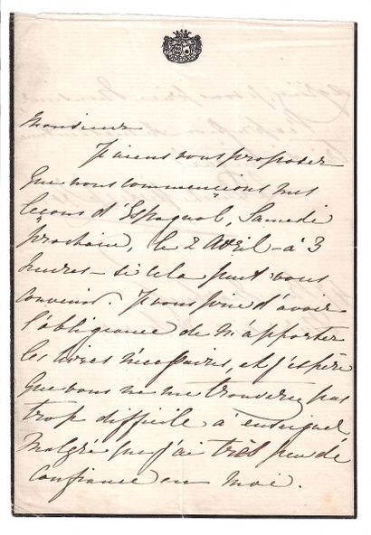 Duchesse de LA FORCE. Antonine de VISCHER...