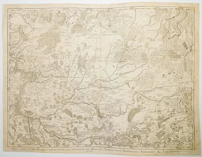 BELGIQUE. « Carte particulière des environs...