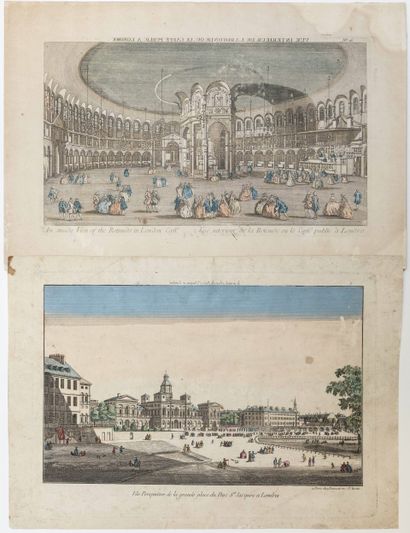 ANGLETERRE. LONDRES. 2 vues d’optique : «...
