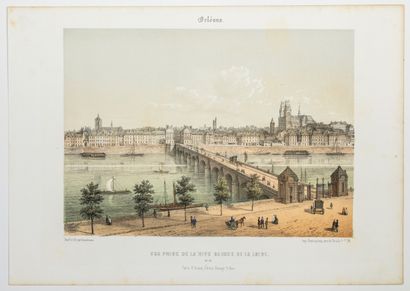 LOIRET. « ORLÉANS. Vue prise de la rive gauche...