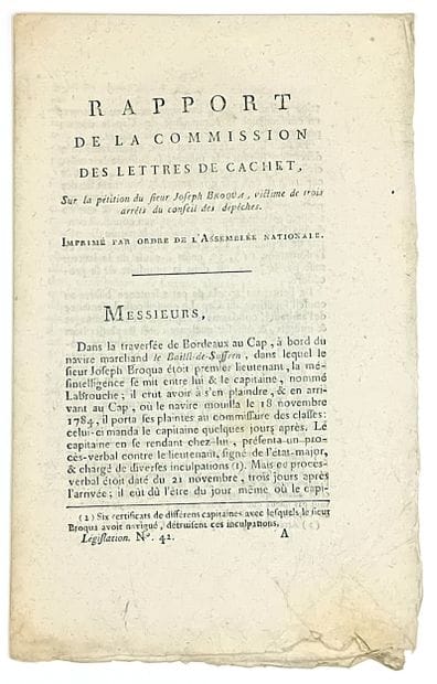“Rapport de LA COMMISSION DES LETTRES DE...