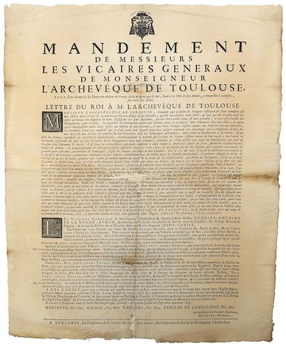 VICTOIRE DE LA BATAILLE DE LAWFELD. 1747....
