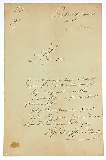 REGNAULT DE SAINT JEAN D’ANGÉLY (Michel Louis...