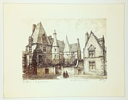 SARTHE. LE MANS. Palais du Grabatoire, au...