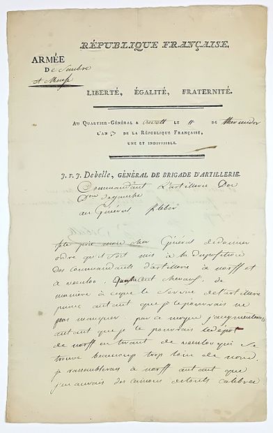 DEBELLE (Jean-François-Joseph) Voreppe (Isère)...