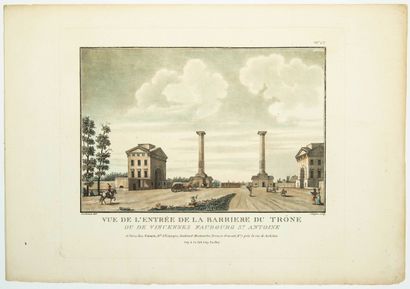 PARIS « Vue de l’entrée de LA BARRIÈRE DU...