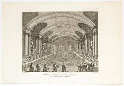 INSTITUT DE FRANCE. « Première séance de...