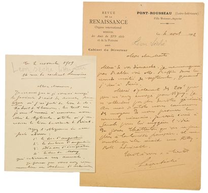 Léon SÉCHÉ, Écrivain, se consacra à l’histoire...