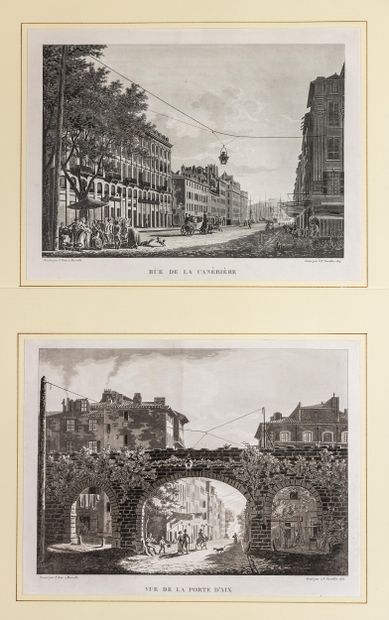BOUCHES-DU-RHONE. 2 Vues de MARSEILLE (13)....
