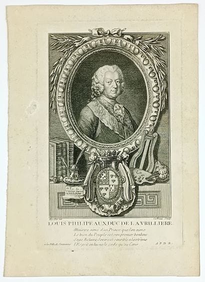 Louis III PHÉLYPEAUX, Comte de Saint-Florentin,...