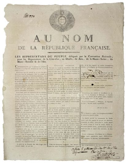 « LES REPRÉSENTANTS DU PEUPLE délégués par...