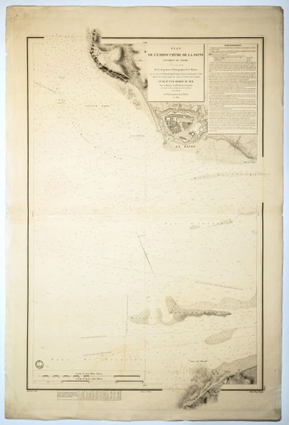 LE HÂVRE (Seine-Maritime). « Plan de l’embouchure...