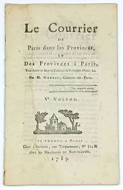 “ LE COURRIER DE PARIS DANS LES PROVINCES...