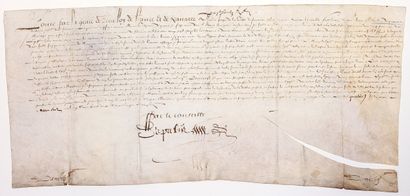 ARIÈGE. 1632. SAVERDUN. Lettre royale concernant...