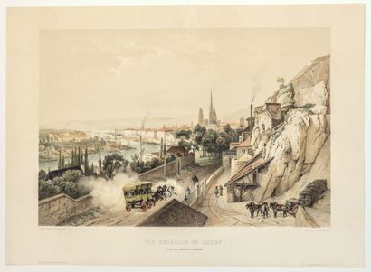SEINE-MARITIME. « Vue générale de ROUEN (76)...