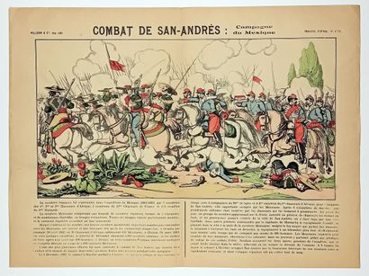 Campagne du MEXIQUE (1862-1863). « Combat...