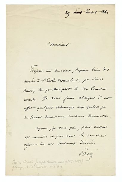 PATIN (Henri-Joseph-Guillaume) 1793-1876...