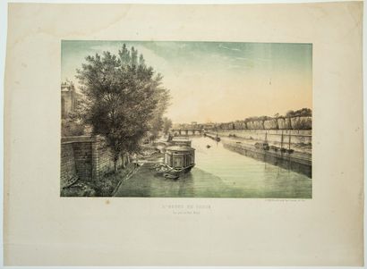 « L’OUEST DE PARIS, vue prise du Pont Royal...
