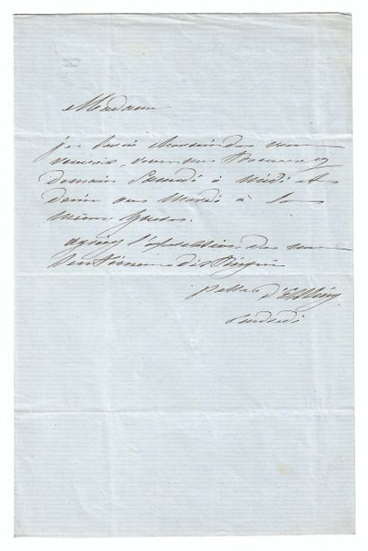 Anne DEBELLE Princesse d'ESSLING (1802-1887)...