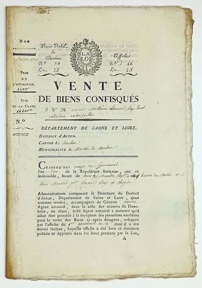 SAÔNE ET LOIRE - Municipalité de ST MARTIN...