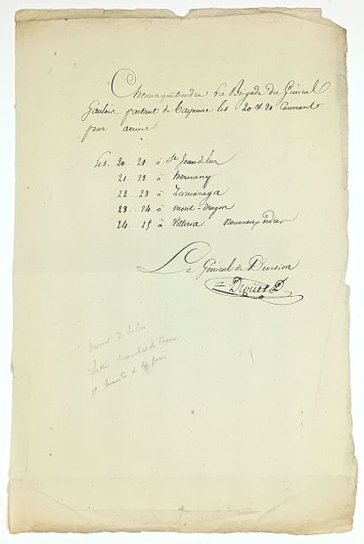 DROUET D’ERLON (Jean-Baptiste) Général de...