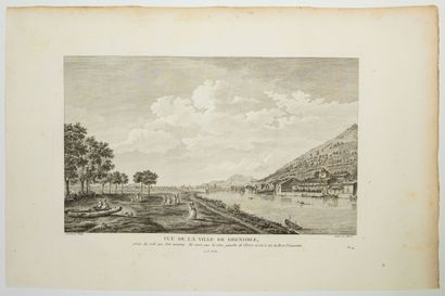 Vue de la Ville de GRENOBLE prise du côté...