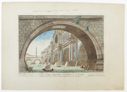 ITALIE. ROME. « Vue du superbe palais de...