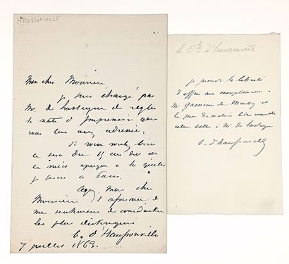 Comte d’HAUSSONVILLE (Joseph Othenin Bernard...