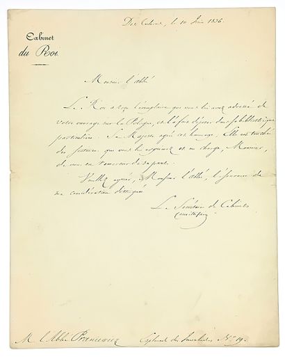 Camille FAIN, 2ème Baron FAIN, Secrétaire...