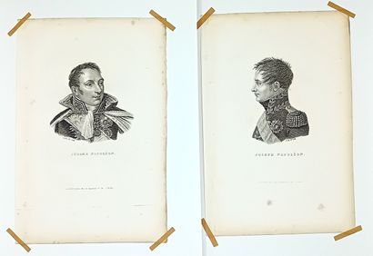 BONAPARTE. 5 Gravures in-8° : Charles BONAPARTE,...