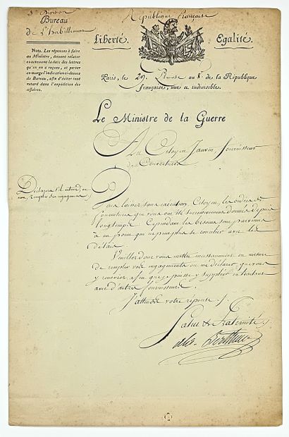 BERTHIER (Alexandre, prince de Neufchâtel...