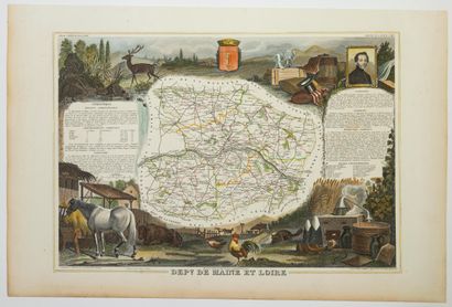 Département du MAINE ET LOIRE. Atlas National...