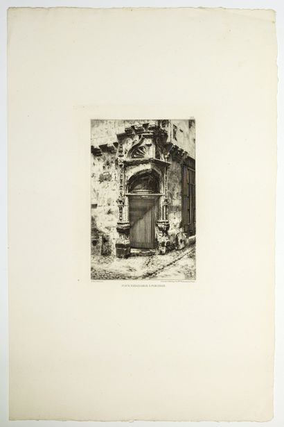 DORDOGNE. « Porte Renaissance à PÉRIGUEUX....