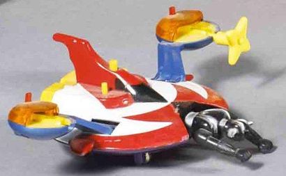 GOLDORAK Soucoupe en métal de marque POPY...