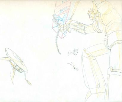 GOLDORAK (UFO Robo Grendizer) Dessin original...