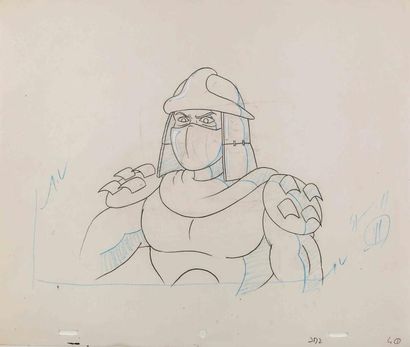 LES TORTUES NINJA Dessin original d'animation...